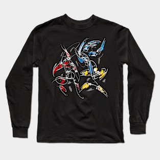 Martial Art Robots Long Sleeve T-Shirt